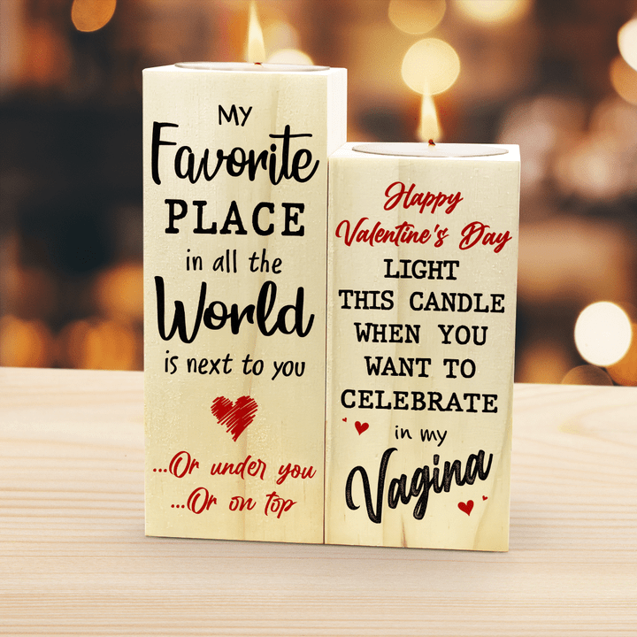 CELEBRATE IN MY VAGINA - CANDLE HOLDER - 203t0122