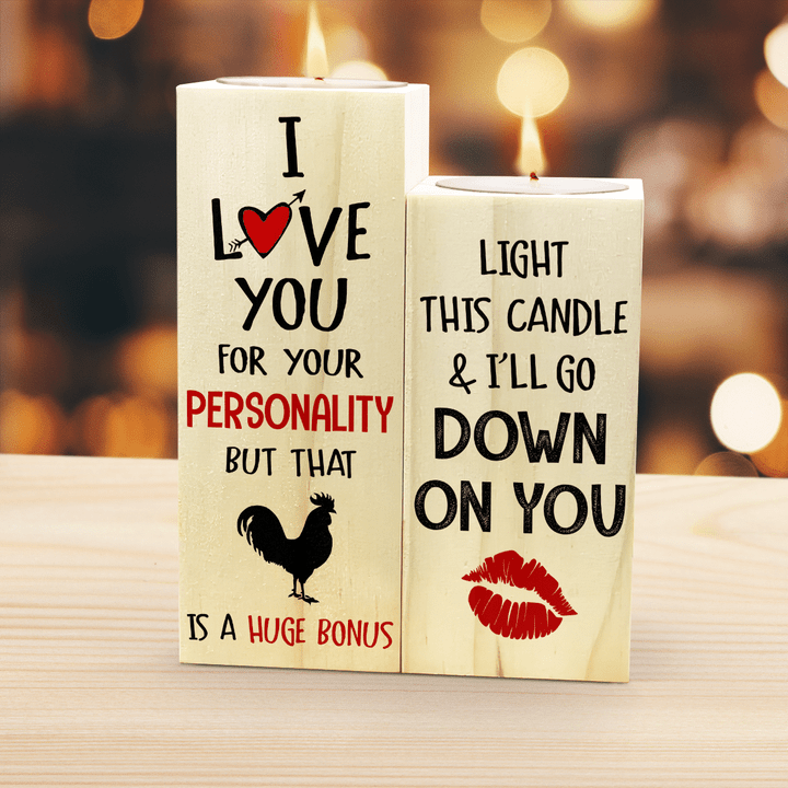 I'LL GO DOWN ON YOU - CANDLE HOLDER - 202t0122