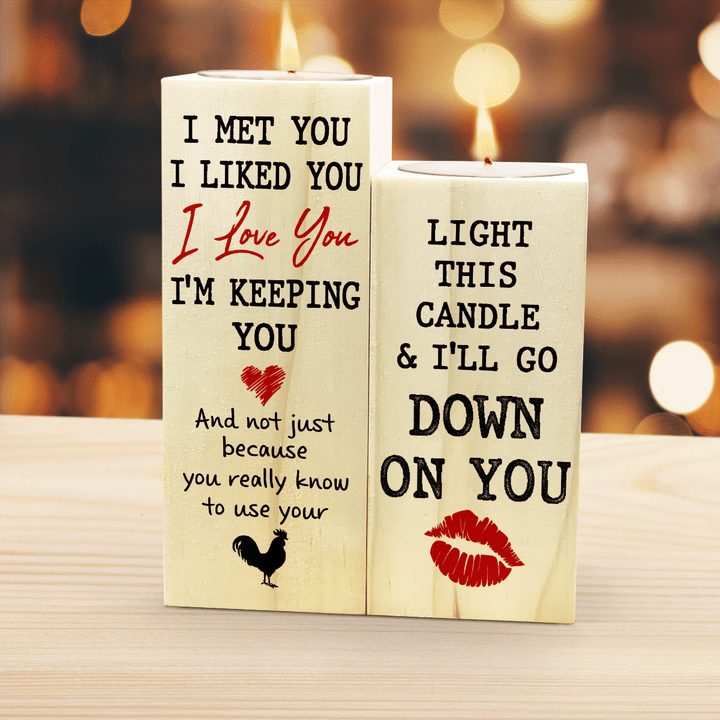 I'LL GO DOWN ON YOU - CANDLE HOLDER - 201t0122