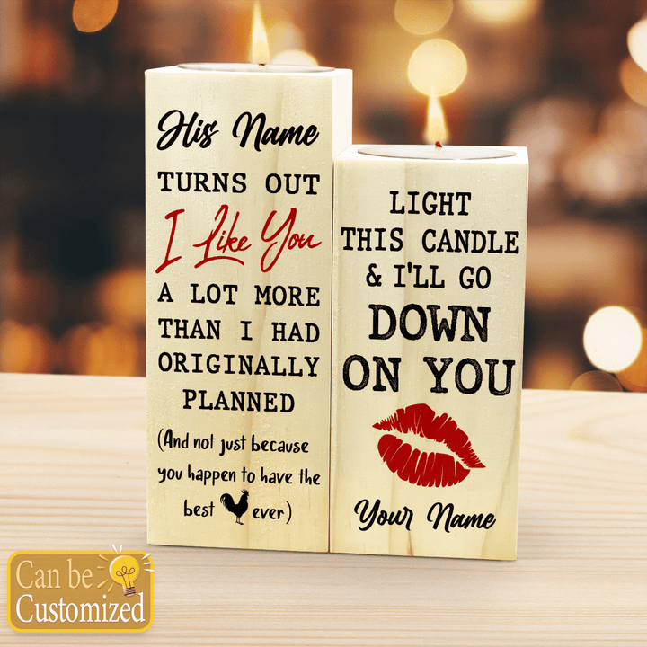 I'LL GO DOWN ON YOU - CANDLE HOLDER - 207t0122