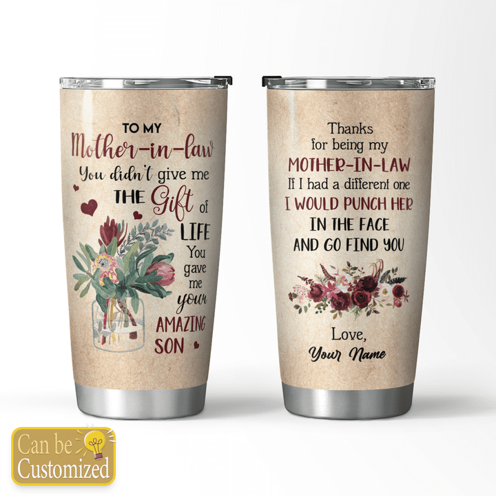YOU GAVE ME YOUR AMAZING SON - CUSTOMIZED TUMBLER - 121T0222