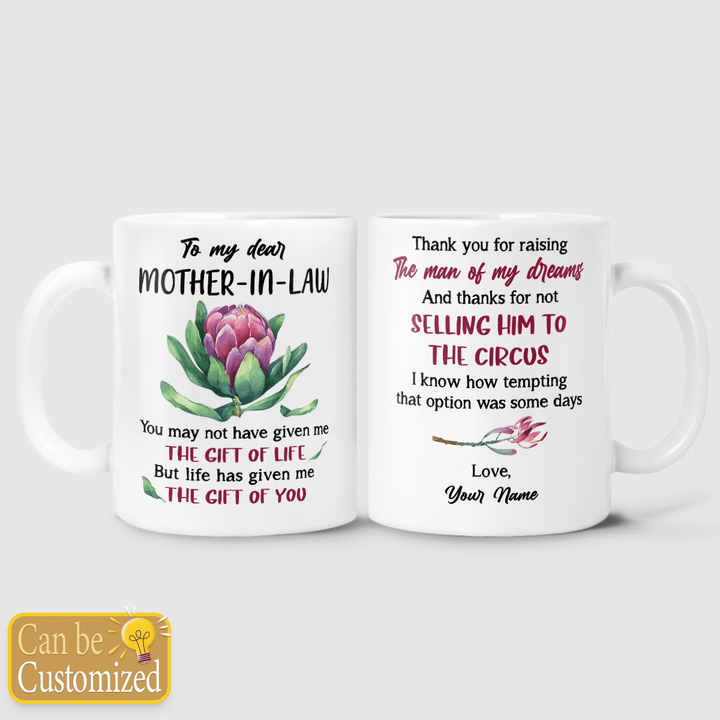 TO MY MOTHER-IN-LAW - CUSTOMIZED MUG - 42t0322