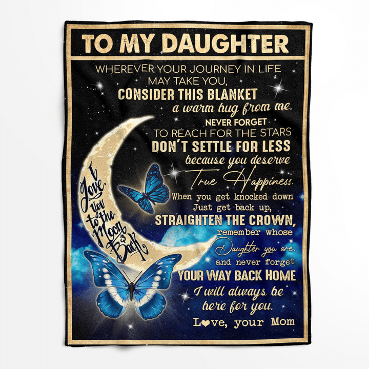 TO MY DAUGHTER - BLANKET - 123t0322