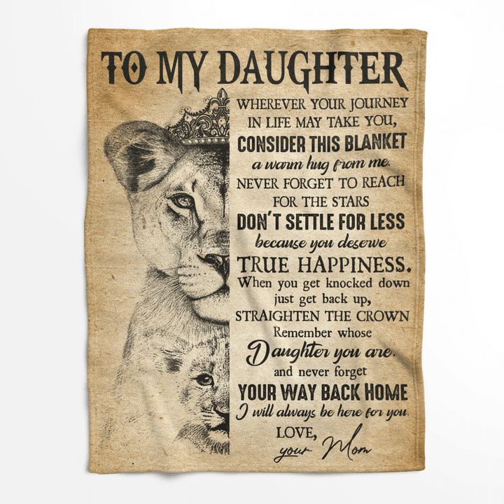 TO MY DAUGHTER - BLANKET - 127t0322