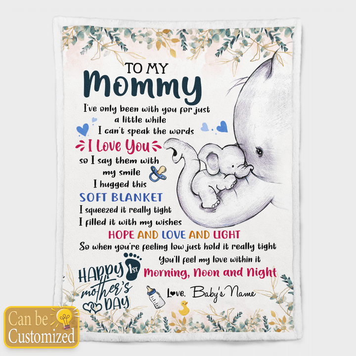 TO MY MOMMY - CUSTOMIZED BLANKET - 102t0422