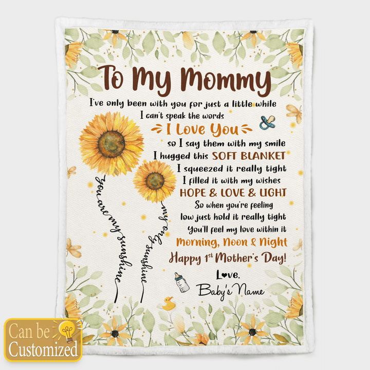 TO MY MOMMY - CUSTOMIZED BLANKET - 103t0422