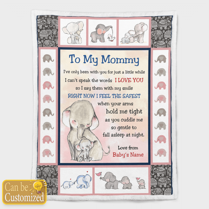 TO MY MOMMY - CUSTOMIZED BLANKET - 89t0422