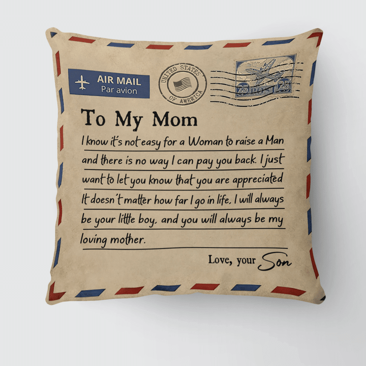 TO MY MOM - CUSTOMIZED PILLOW - 198T0422