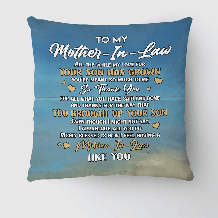 TO MY MOTHER-IN-LAW - PILLOW - 224T0422