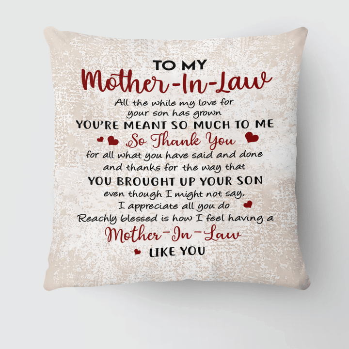 THANK YOU FOR RAISING THE MAN OF MY DREAMS - PILLOW - 232T0422