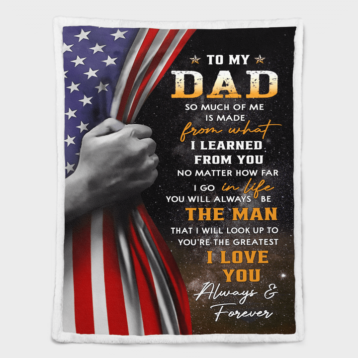 TO MY DAD - BLANKET - 75T0522