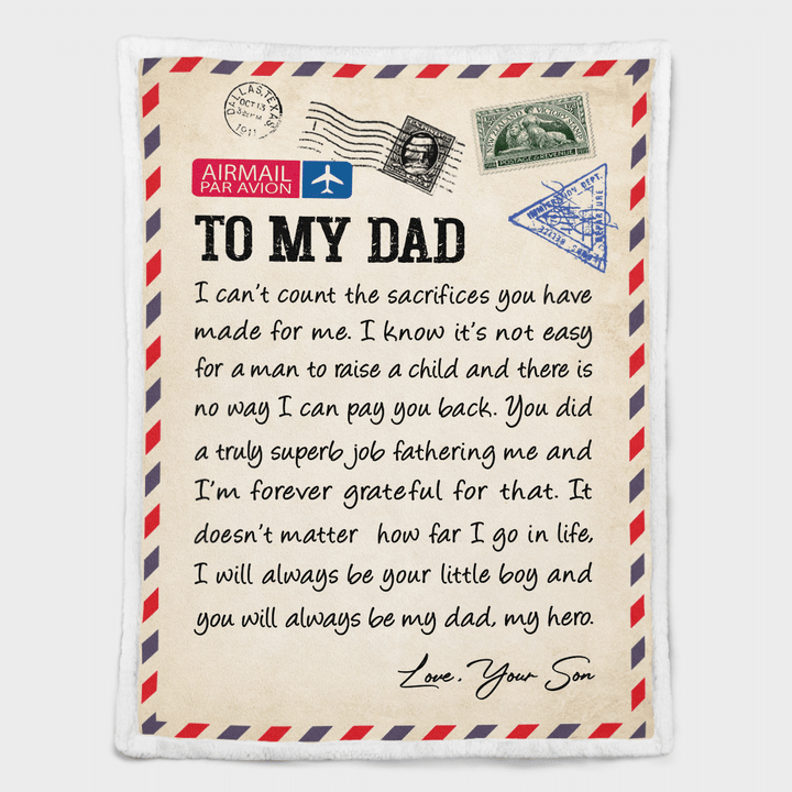 TO MY DAD - BLANKET - 76T0522