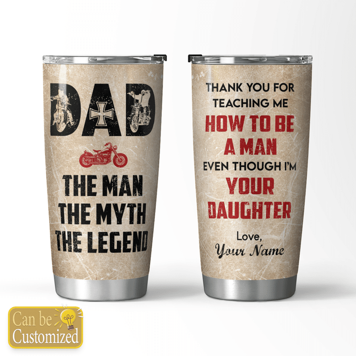 THE MAN THE MYTH THE LEGEND - PERSONALIZED TUMBLER - 138T0522