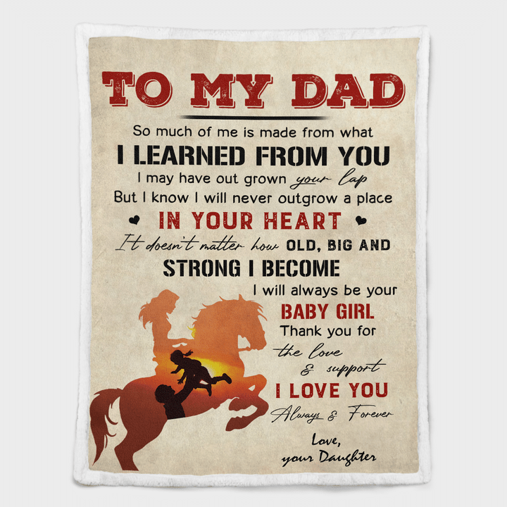 TO MY DAD - BLANKET - 153T0522