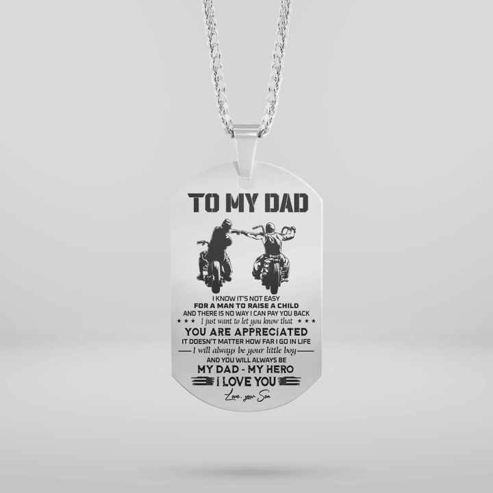 TO MY DAD - NECKLACE/ KEYCHAIN - 270T0522