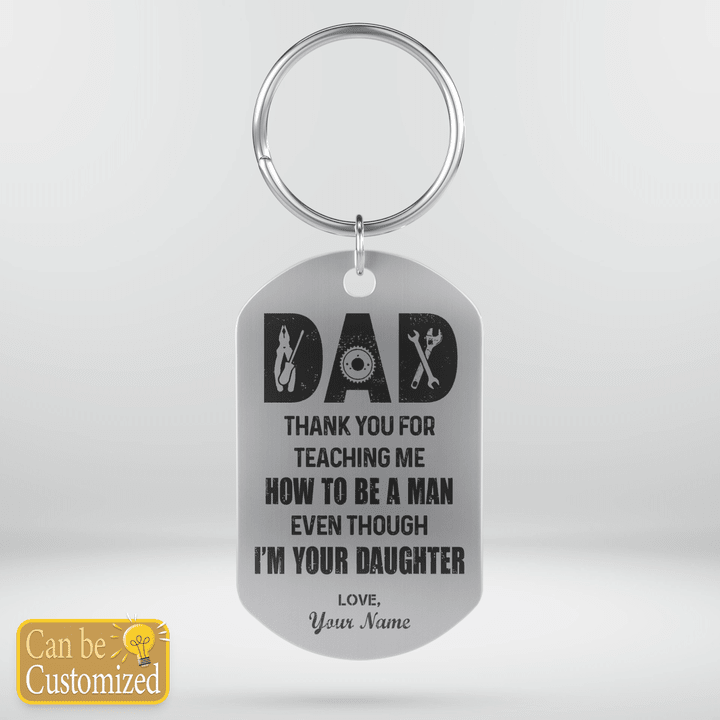 HOW TO BE A MAN - NECKLACE/ KEYCHAIN - 289T0522