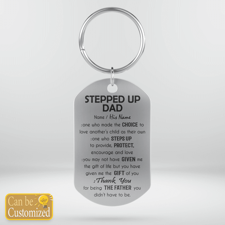 STEPPED UP DAD - NECKLACE/ KEYCHAIN - 293T0522