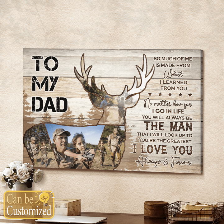 TO MY DAD - CUSTOMIZED CANVAS - 116T0622