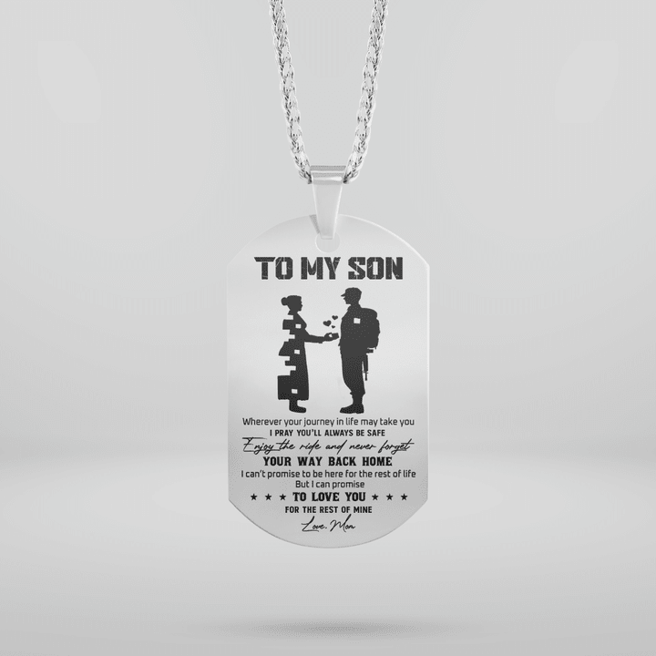 TO MY SON - MILITARY - DOG TAG - 139T0622