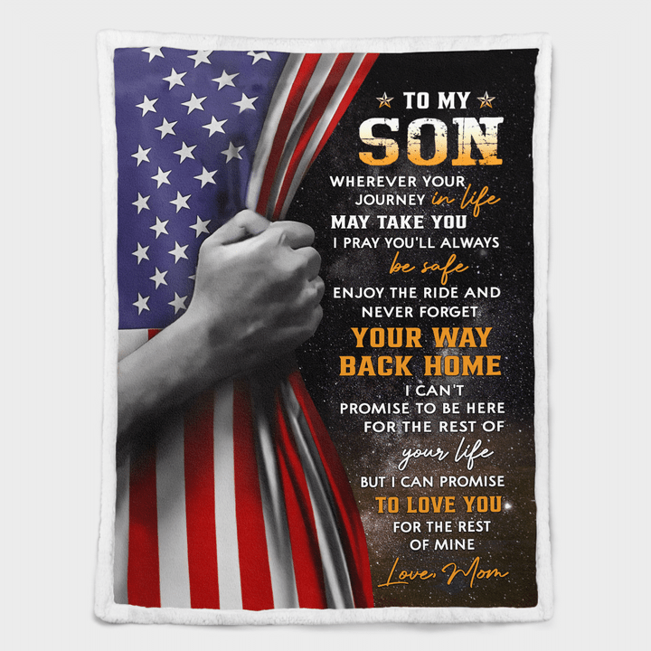 TO MY SON - BLANKET - 141T0622
