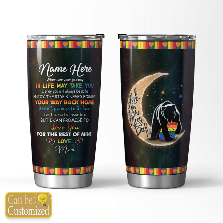 NEVER FORGET YOUR WAY BACK HOME - CUSTOMIZED TUMBLER - 160T0622