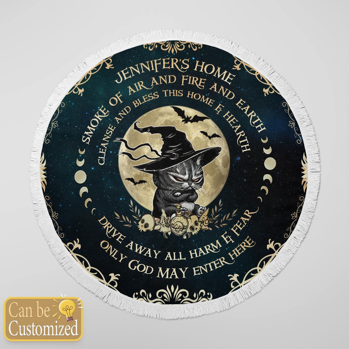 ONLY GOD MAY ENTER HERE - ROUND CARPET - 02T0922