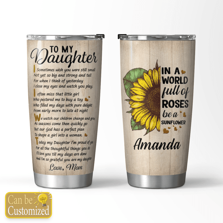 TO MY DAUGHTER - CUSTOMIZED TUMBLER - 97T0823