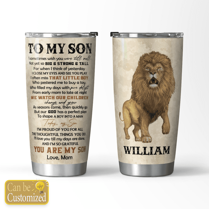 TO MY SON - CUSTOMIZED TUMBLER - 112T0823