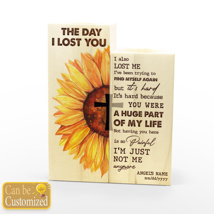 THE DAY I LOST YOU - CANDLE HOLDER - 14t0123