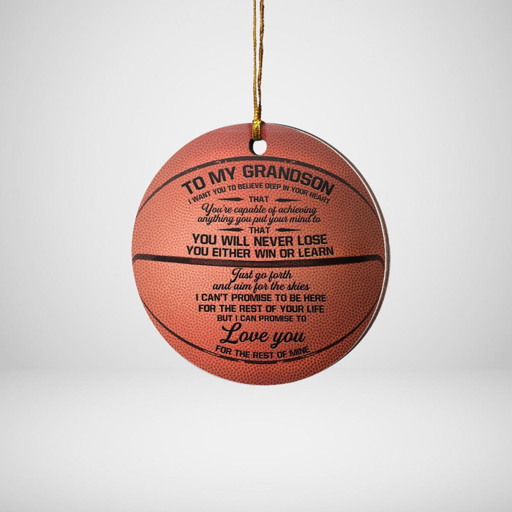 TO MY GRANDSON - ORNAMENT - 23t1022