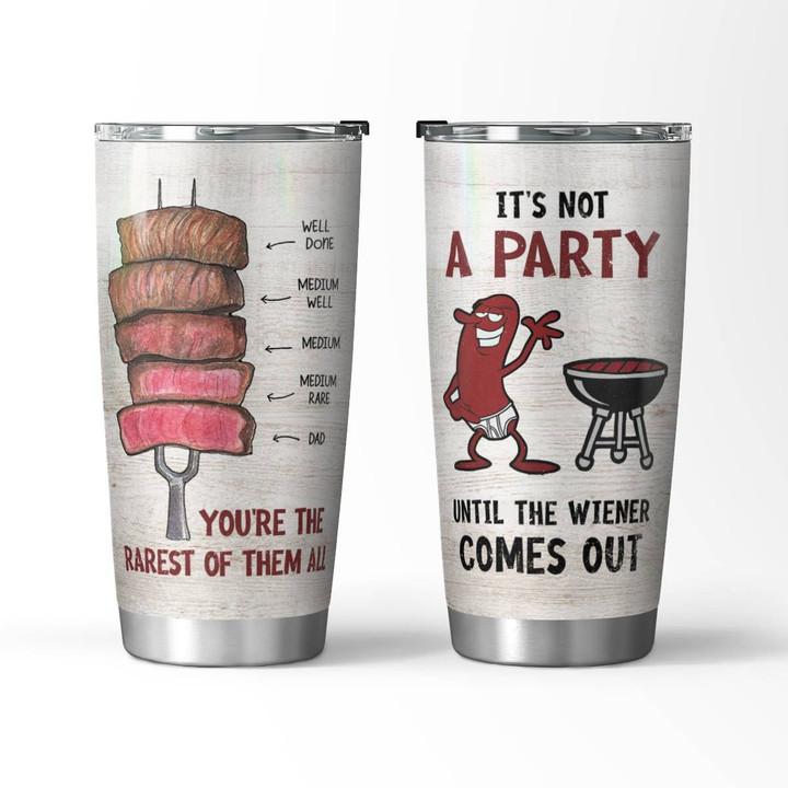 IT'S NOT A PARTY UNTIL THE WIENER COMES OUT - TUMBLER - 63T1023