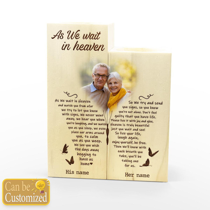 AS WE WAIT IN HEAVEN - CANDLE HOLDER - 24T0123
