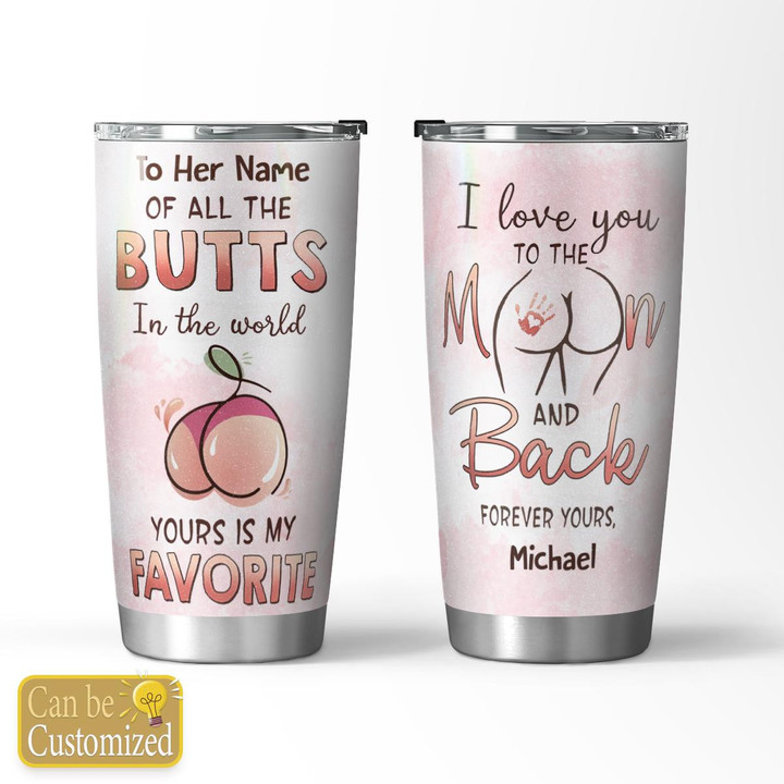 I LOVE YOU TO THE MOON AND BACK - CUSTOMIZED TUMBLER - 36T0123