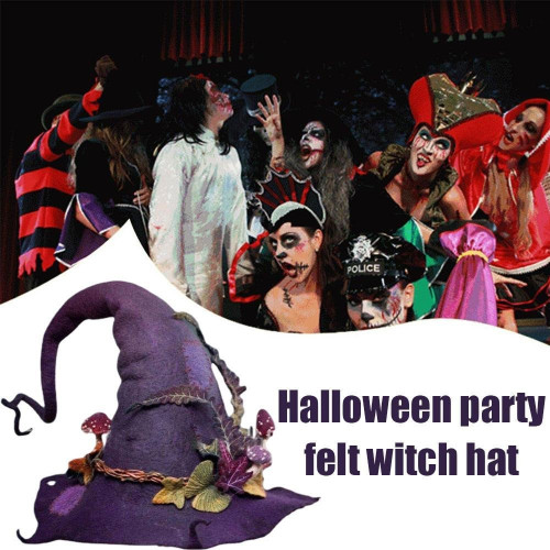 Halloween Party Felt Witch Hats 🔥50% OFF - LIMITED TIME ONLY🔥