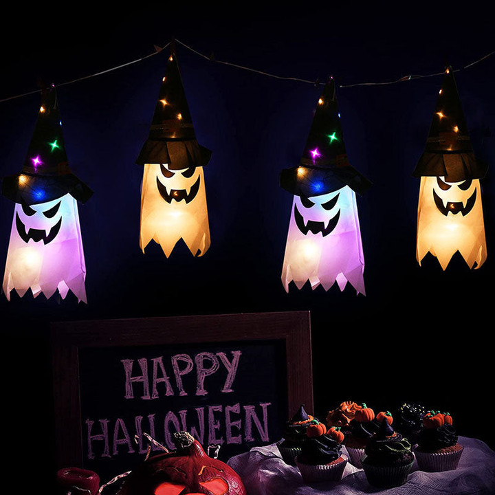 Halloween LED Flashing Light Hanging Ghost Decoration 🎃 Early Halloween Sale 50% Off 🎃