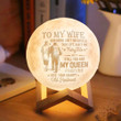 Husband to Wife - you are my queen forever - Moon Lamp 🔥HOT SALE 50% OFF🔥