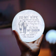 Husband to Wife - you are my queen forever - Moon Lamp 🔥HOT SALE 50% OFF🔥