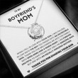 Boyfriend's Mom Gift-Forever Grateful- Love Knot Necklace
