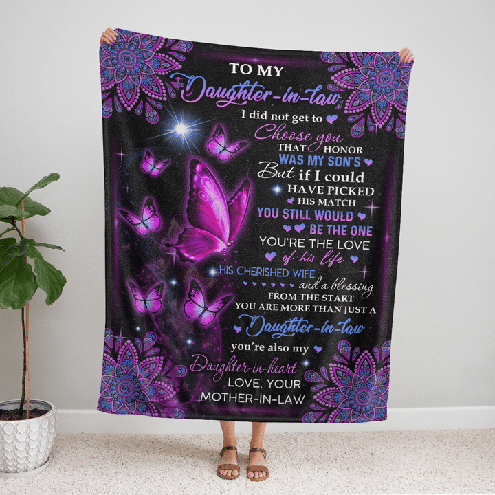 TO MY DAUGHTER IN LAW - PREMIUM BLANKET S13