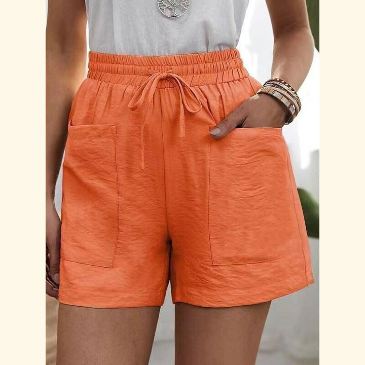 Women Two Pockets Loose Home Short Trousers 🔥50% OFF - LIMITED TIME ONLY🔥