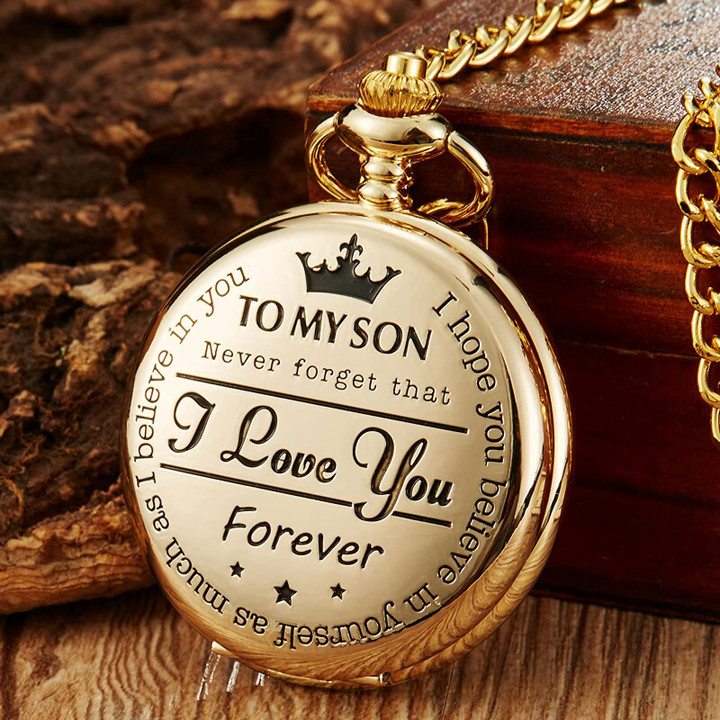 To My Son Quartz Pocket Chain Watch 🔥HOT DEAL - 50% OFF🔥