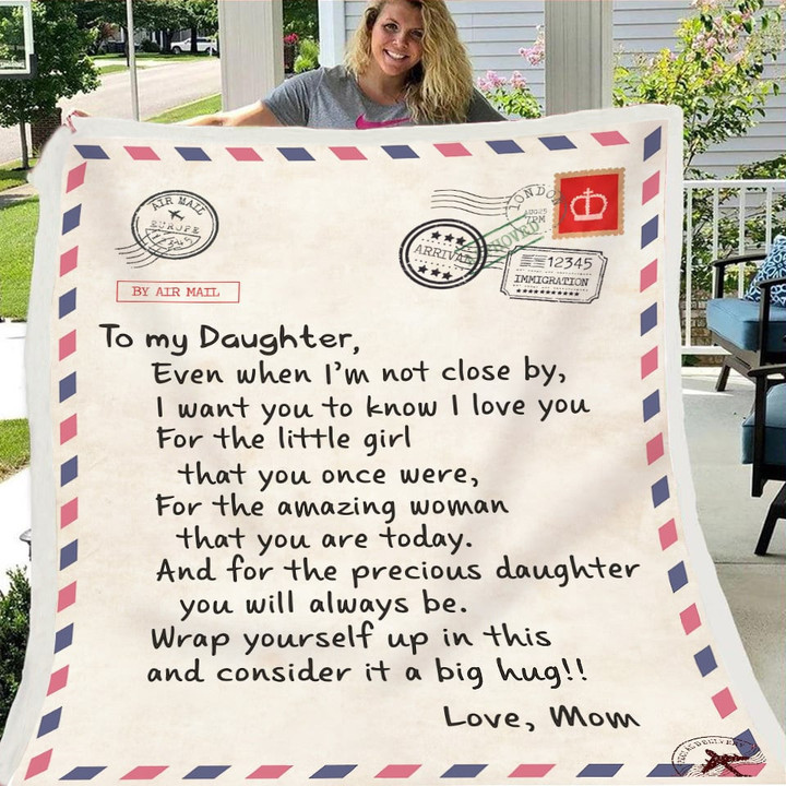 Letter Blanket Gift- Sweet Words To My Daughter/Son 🔥HOT DEAL - 50% OFF🔥