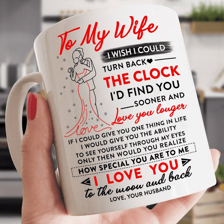 Family Wife The Clock The Moon Mug 🔥HOT DEAL - 50% OFF🔥