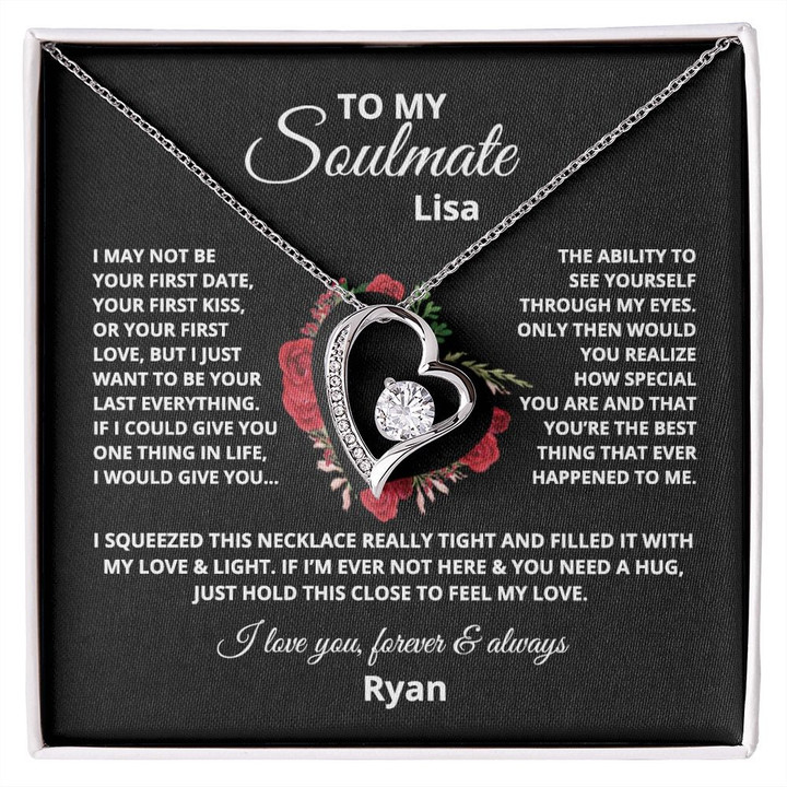 Personalized Gift For Her, To my Soulmate Love Necklace 🔥SALE 50% OFF🔥