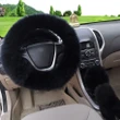UK Fluffy Car Steering Wheel Cover Set