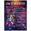 To My Daughter Dream Catcher Butterfly Blanket