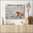Custom Canvas Prints Personalized Memorial Pet Photo Waiting at the door