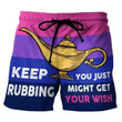 ⚡️Couple- Keep Rubbing - Custom Swim Trunks (Free Shipping)