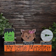 Personalized Decor Personalized Little Monsters Block Set 🎃Early Halloween Sale - 50% OFF🎃