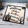 🎁 Personalized Halloween Family Name Plaque